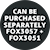 Separately FOX3057  FOX3051
